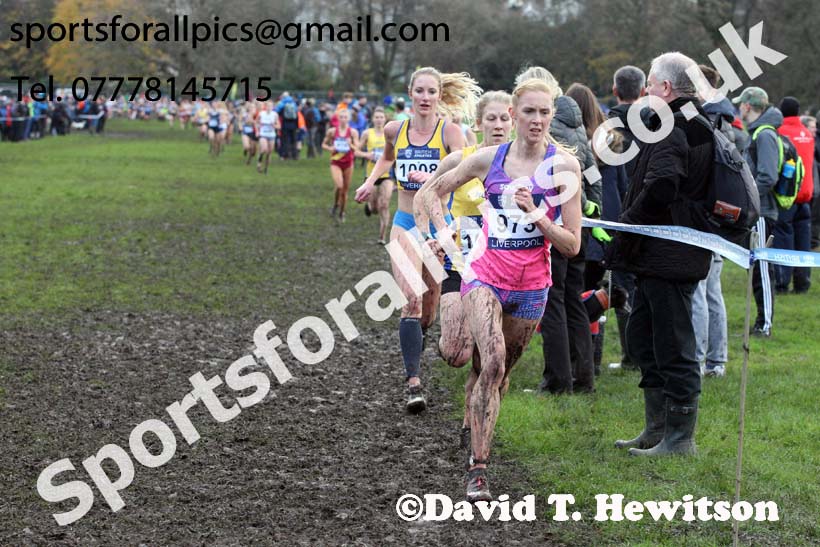Senior Women and under-23 Womens 2017 British Athletics Liverpool Cross Challenge, Sefton Park, Liverpool. Photo:  David T. Hewitson/Sports for All Pics